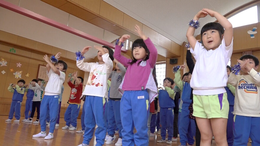 日本全国でレッツ☆うみダンス in 山王幼稚園のみなさん